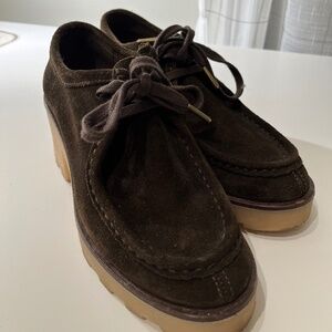 CLARKS ORIGINAL Walabees Block Heels